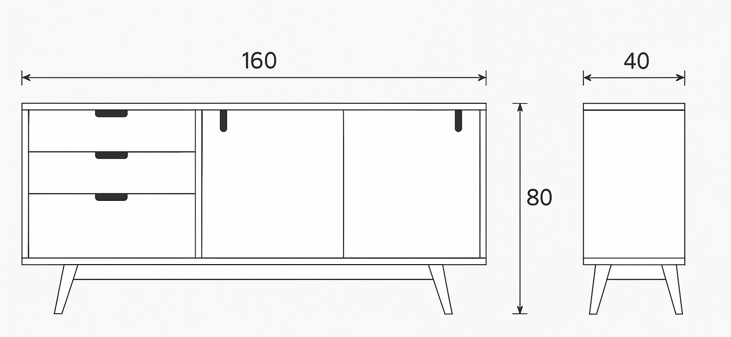 Credenza 2m